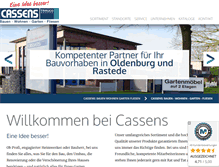 Tablet Screenshot of cassens.de