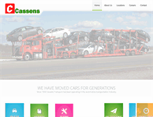 Tablet Screenshot of cassens.com